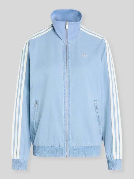 Adidas Originals bluza rozpinana jeansowa niebieska