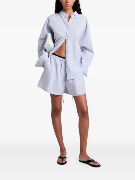 Pantaloni scurți Proenza Schouler White Label alb