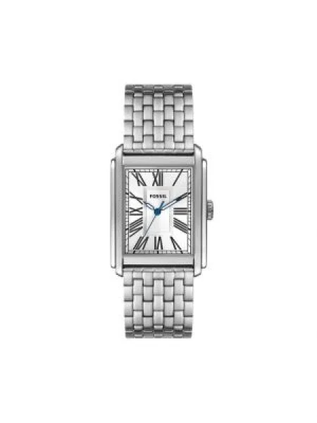 FOSSIL Analógové hodinky Carraway modrá / čierna / strieborná biela