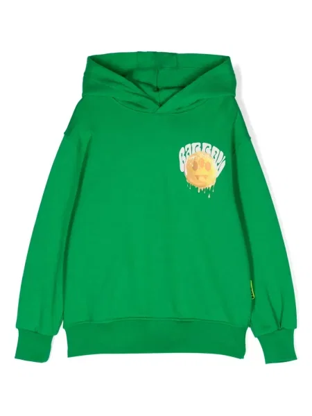 Bluza z kapturem dziecięca Barrow zielona