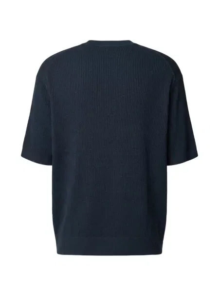 Scurt tricou Selected albastru