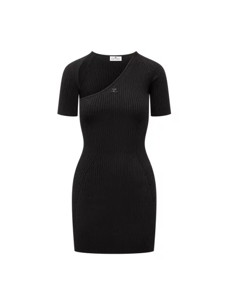 Sukienka midi Courreges czarna