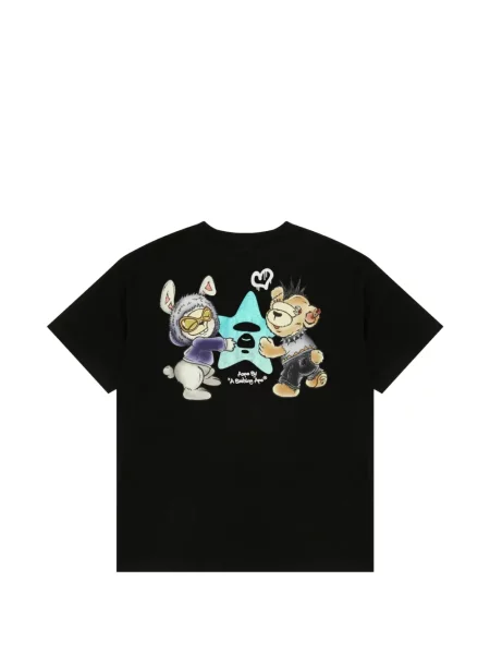 Tricou Aape By A Bathing Ape cu imagine negru