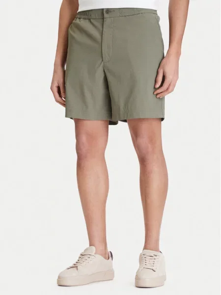 Calvin Klein Pantaloni eleganți verde kaki