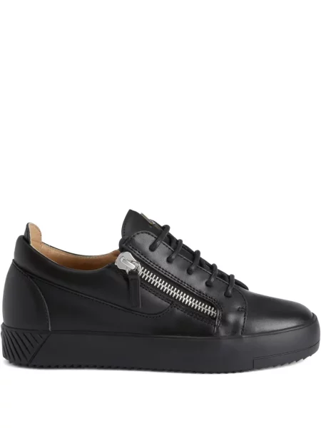Sneakerși Giuseppe Zanotti din dantelă negru