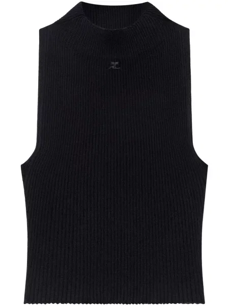 Cropp top Courreges negru