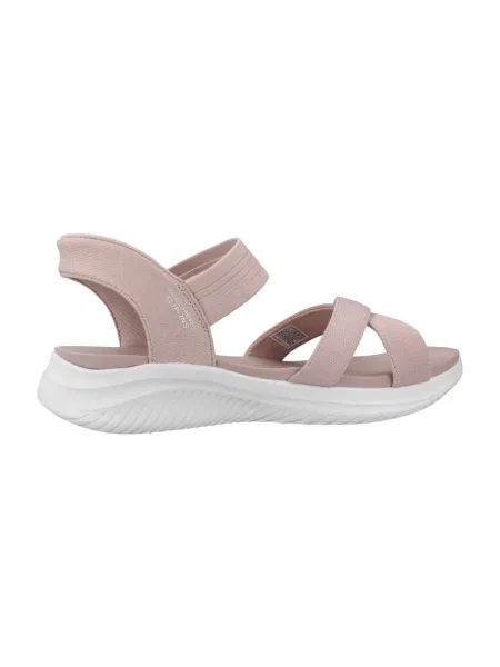 Sandále Skechers ružová