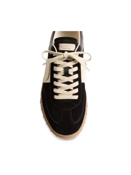Sneakersy Valentino Garavani skórzane czarne