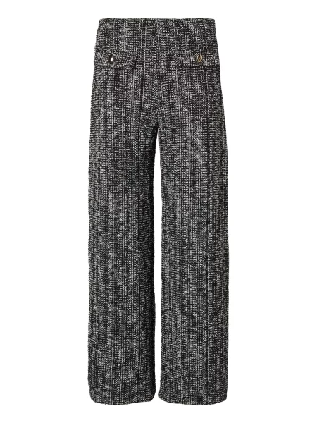 ABOUT YOU Pantaloni Lionne negru alb