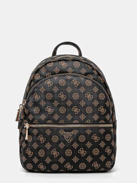 Раница Guess MANHATTAN дамска малък с десен кафяво