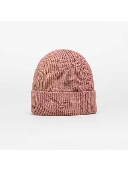 Adidas Everyday Icons Beanie With Tonal Metal Trefoil Warm Clay M
