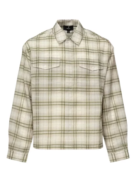 Kostkovaná košile Represent zelená