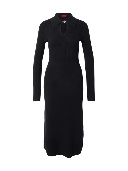 HUGO Rochie tricotat Sdropy' negru
