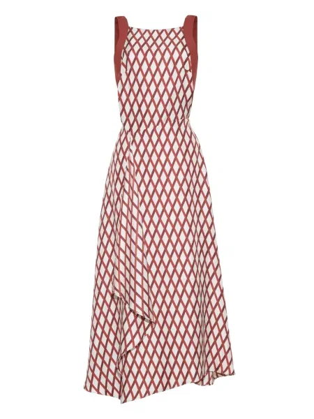 Rochie midi Adam Lippes roșu