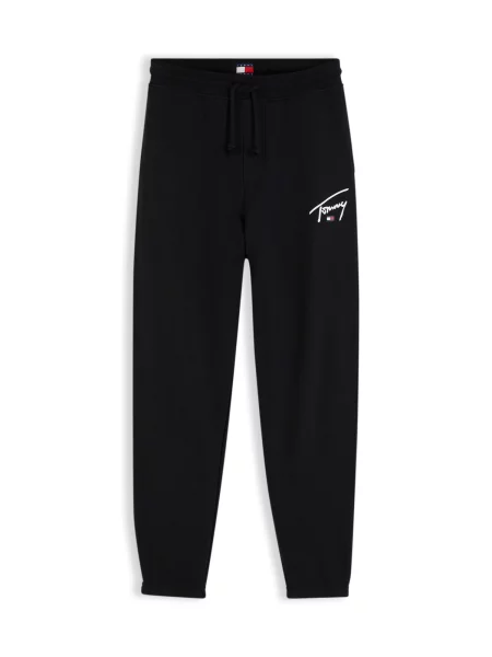 Tommy Jeans Pantaloni SIGNATURE bleumarin / roșu / negru alb