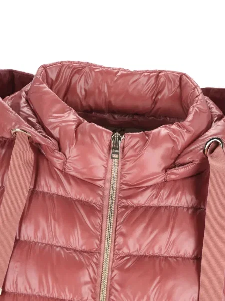 Kamizelka puchowa Herno z kapturem różowa