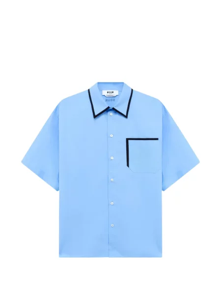 Cămașă Msgm cu broderie albastru