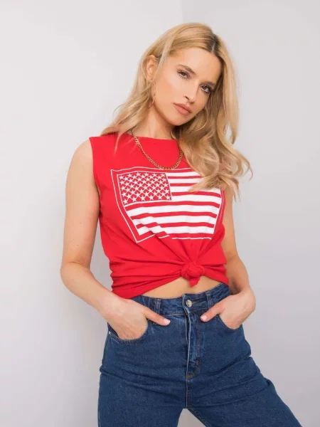 Tricou Fashionhunters roșu