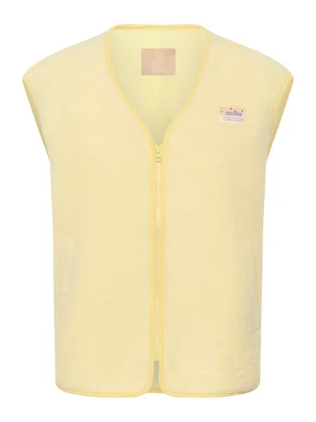 CULTURE Vestă CUCatina albastru închis / galben lămâie / roz alb