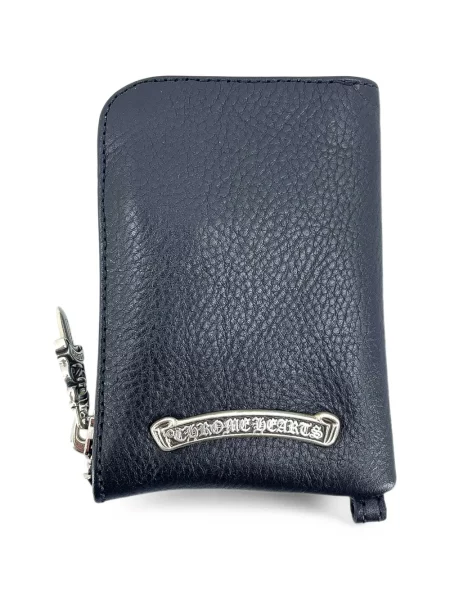 Портмоне Chrome Hearts със сърца черно