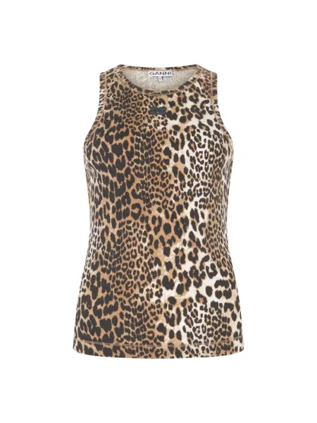 Wielobarwność top Ganni