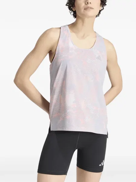 Lung pantaloni Adidas alergare albastru