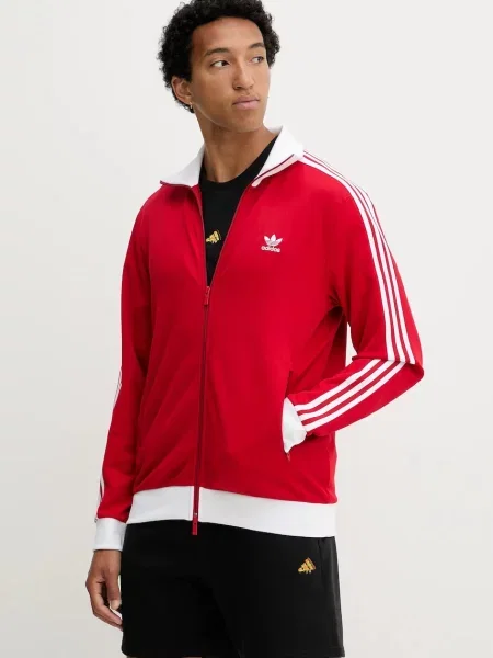 Geacă Adidas Originals roșu