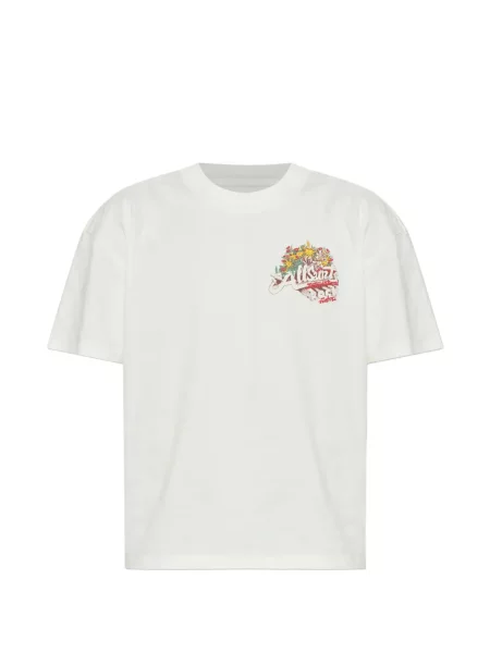 Tricou Allsaints cu imagine alb
