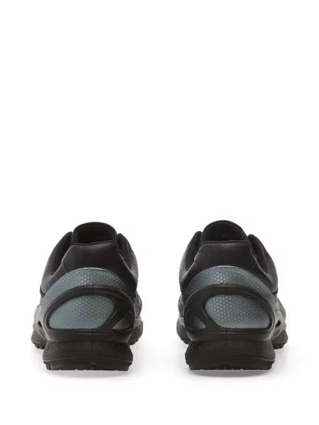 Sneakerși Ecco din piele negru