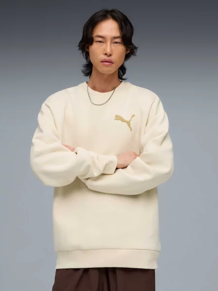 Свитшот Puma с автографом белый