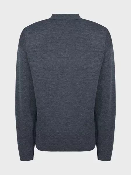 Шерстяной кардиган Calvin Klein серый