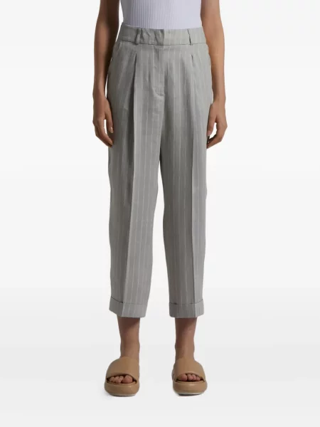 Pantaloni Peserico cu dungi gri
