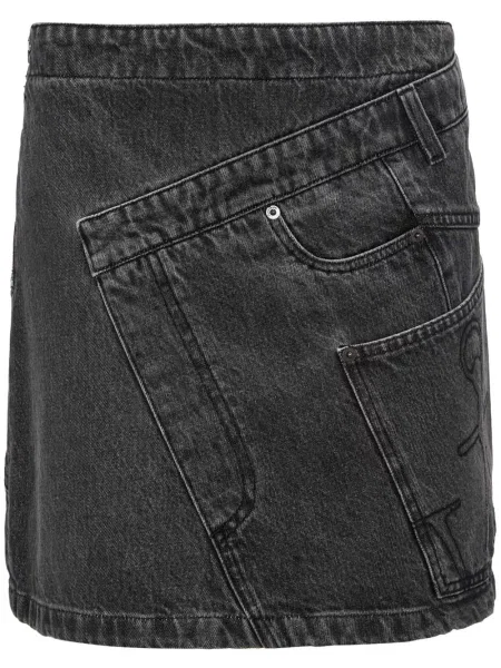 Fustă din denim Jw Anderson gri