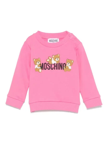 Bluza dziecięca Moschino różowa