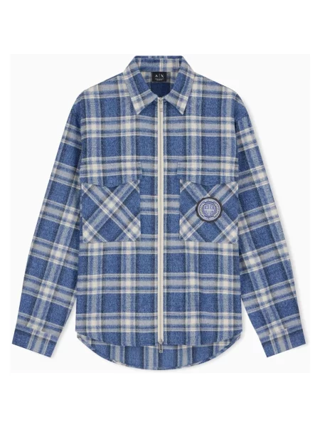 Cămașă Armani Exchange albastru