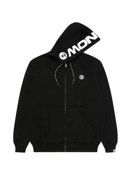 Hanorac cu glugă Aape By A Bathing Ape cu imagine negru