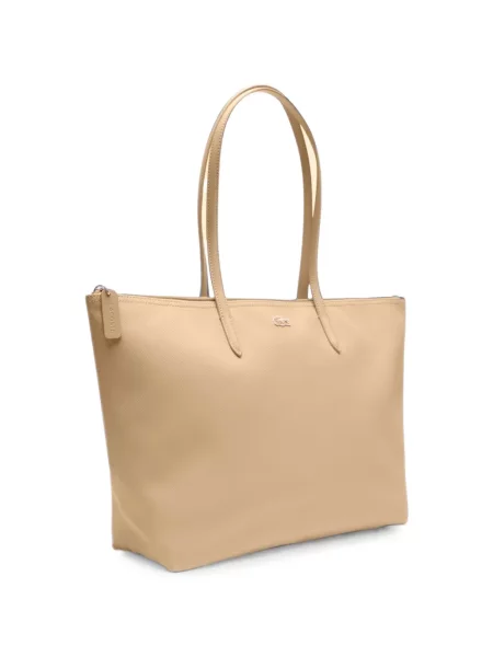 Geantă shopper Lacoste cu autograf