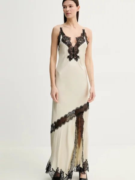 Herskind rochie Nelly maxi drept bej