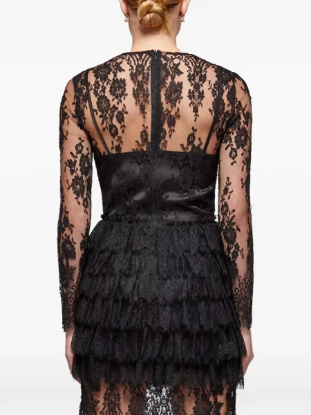 Rochie Catalina din dantelă negru