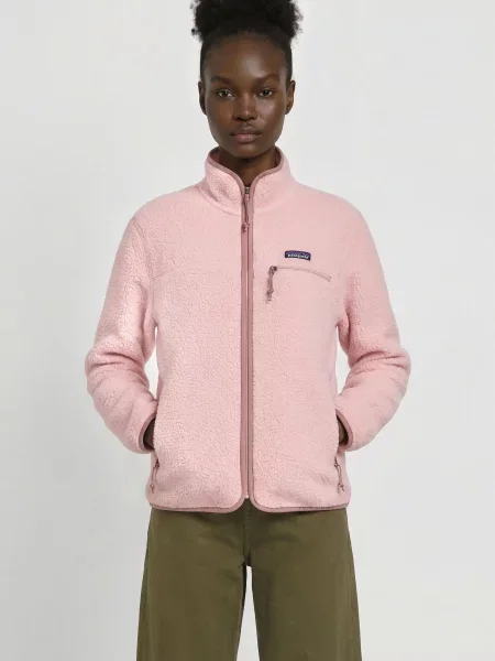 Patagonia Fleecová Mikina Retro Pile / starorůžová růžová