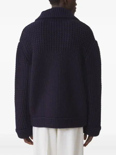 Cardigan Lanvin cu două rânduri de nasturi albastru