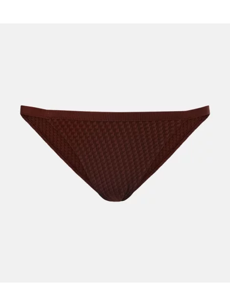 Bikini Eres żakardowy brązowy