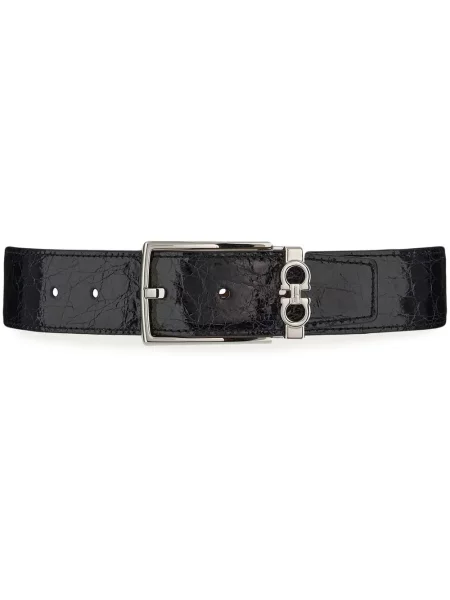 Curea Salvatore Ferragamo din piele negru