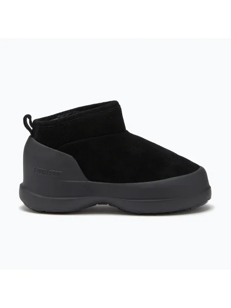 Női Moon Boot Luna Low Boot szarvasbőr hócsizma fekete. Méret: 39 EU fekete