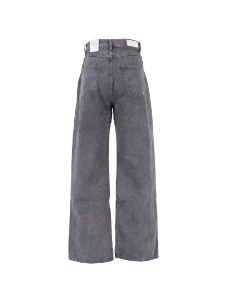 Blugi cu picior larg Icon Denim gri