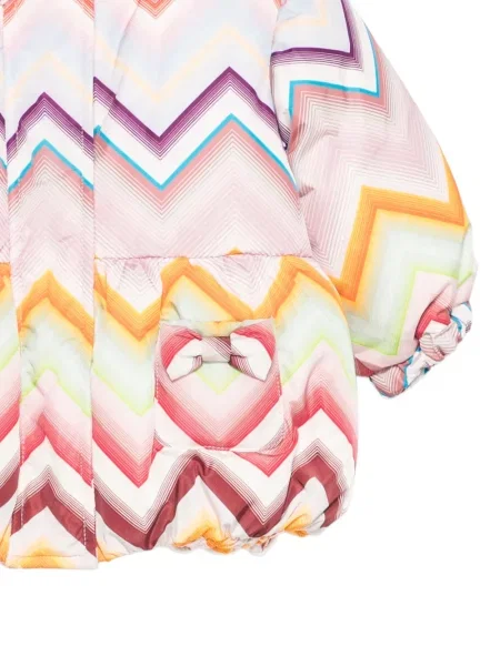 Kurtka dziecięca Missoni różowa