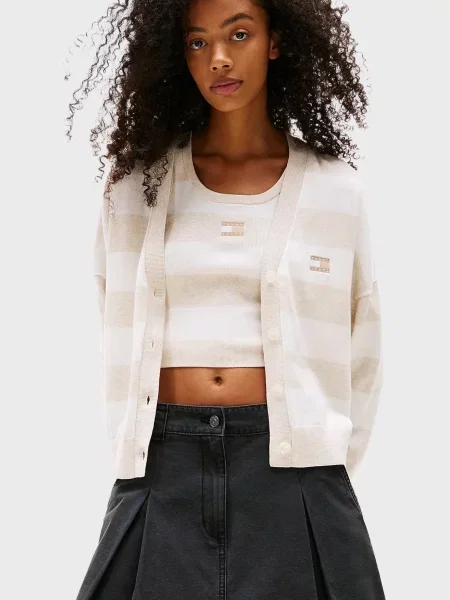 Смугастий кардиган Tommy Jeans