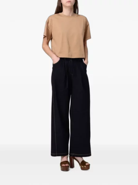 Decupat tricou Max Mara cu broderie
