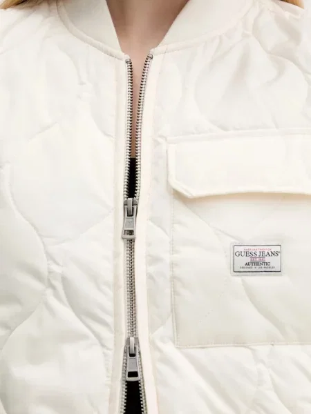 Безрукавка Guess Jeans перехідна бежевий