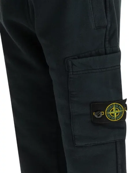 Spodnie dziecięce Stone Island niebieskie